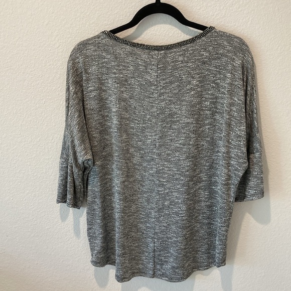 New Juicy Couture Embellished Deep V Strappy Tee - Picture 5 of 5